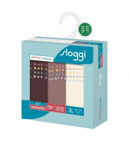 Sloggi 24/7 weekend H holiday tanga 3 τεμάχια