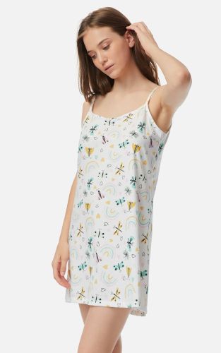 Νυχτικό minerva μπριτέλα αμάνικο 