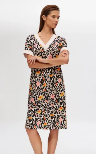 Κοντομάνικη νυχτικιά minerva