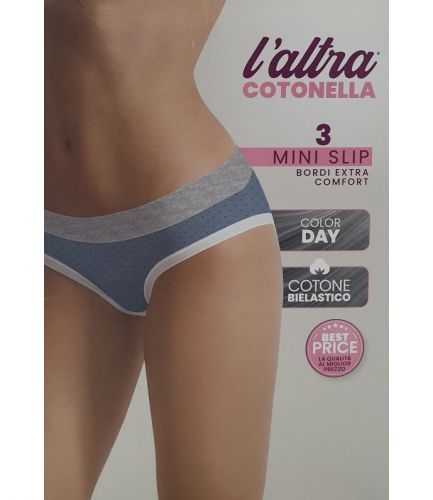 Σλίπ Cotonella mini slip 3 τεμάχια